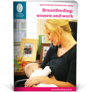 breastfeeding and woman at work