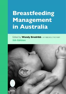 breastfeeding management in Australia textbook cover image